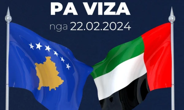 À partir du 22 février, les citoyens du Kosovo peuvent voyager sans visa vers les Émirats arabes unis