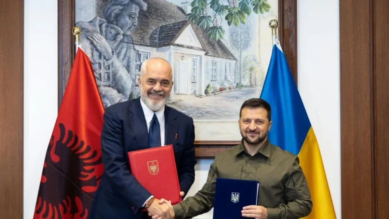 Sam for Ukraine in Tirana, Prime Minister Edi Rama announces Ukrainian president's visit