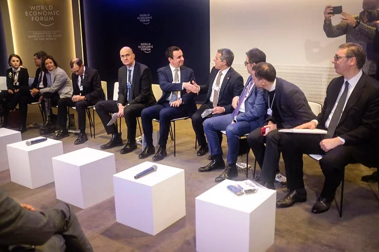 Kurti gives details from the panel held in Davos, which included Vuciq