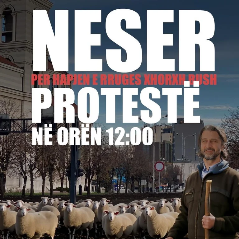 Të dielën në Prishtinë protestohet për hapjen e rrugës “Xhorxh Bush”