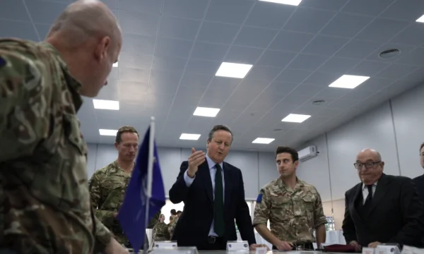 “Ushtria britanike do ta mbrojë Kosovën nëse është e nevojshme” – Foreign Office shpërndan deklaratën e Cameron në Film City