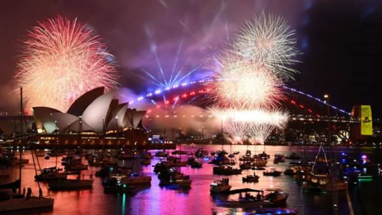 Das neue Jahr erreicht auch Australien