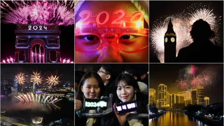 Festimet e Vitit të Ri 2024 në mbarë botën – përmes fotografive