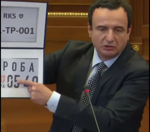 Reconnaissance des plaques RKS de Serbie : VV appelle cela la réalisation du gouvernement, Kurti Nikqit Kurti Ryskkir