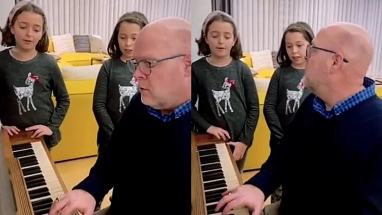 Navidad: Havenier junto con las hijas del Presidente Osmani cantan