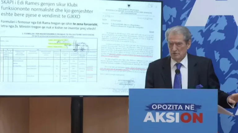 SPAK pidió arresto domiciliario para Berisha: Su respuesta viene