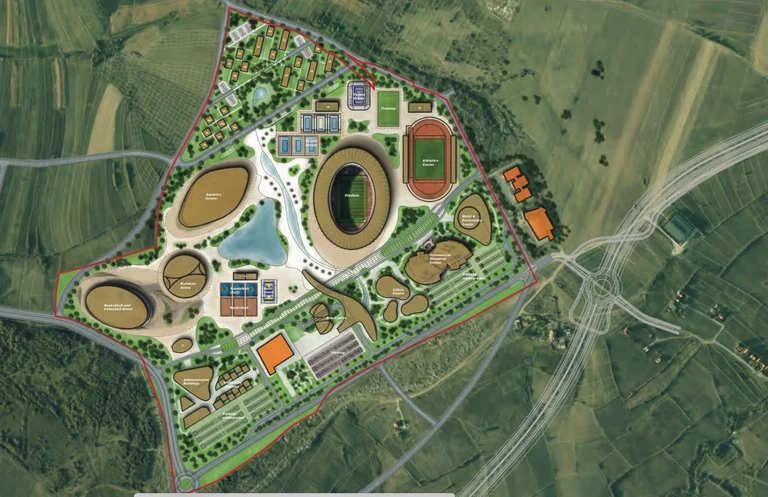Vorschlag für das Olympic Village Masterplane in Pristina veröffentlicht
