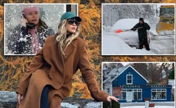 Les habitants du village touristique populaire de Rita Ora, disent qu'ils sont isolés pendant des semaines par le gel