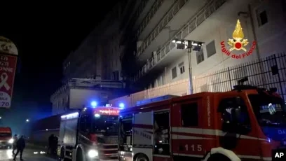 Tre të vdekur nga zjarri në një spital në Itali
