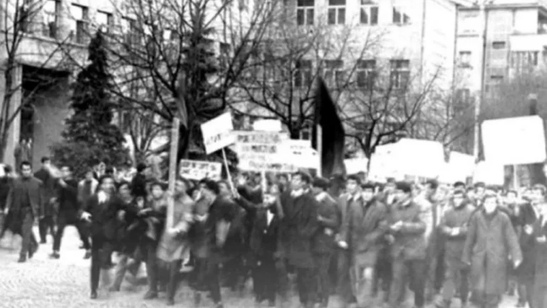 55 Jahre von albanischen Demonstrationen im Jahr 1968