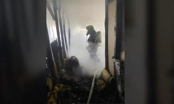 El fuego no interrumpió el trabajo del Instituto de Medicina de la Ley