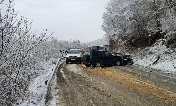 Unfall auf der Gjilan-Pristina Straße, drei Menschen verletzen