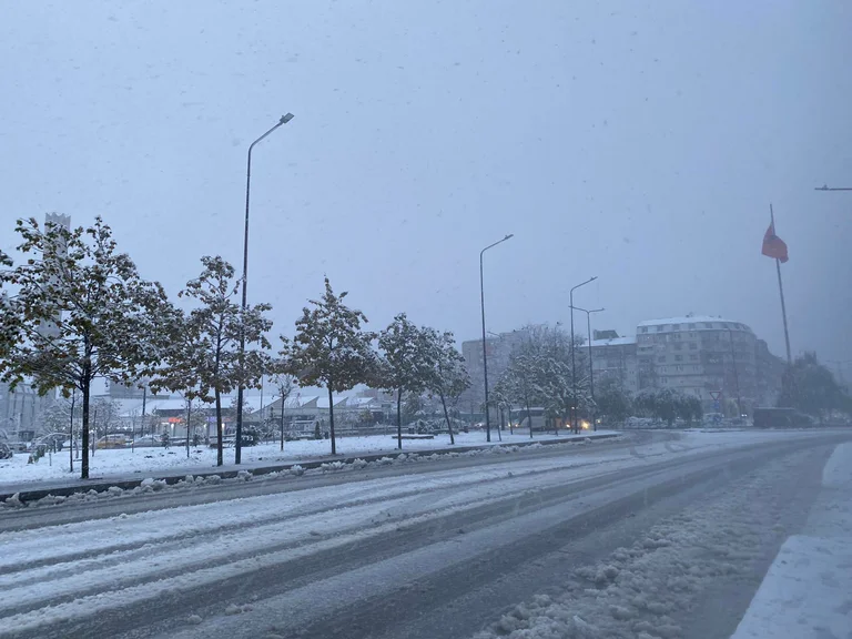 Snow Clears Kosovo, Capital View