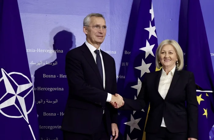 Stoltenberg in Sarajevo: Wir sorgen uns um die Trennungsrhetorik und russischen Einfluss