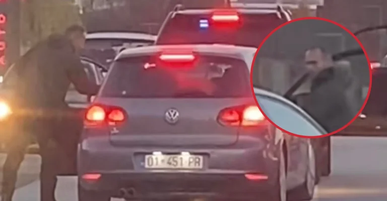 Ousmane segue una macchina da dietro, la guardia del corpo scende in mezzo alla strada e cambia direzione