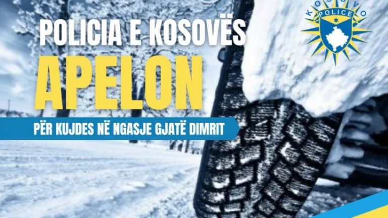 Policia me apel nga 15 nëntori të ndërrohen gomat para fillimit të sezonit dimëror
