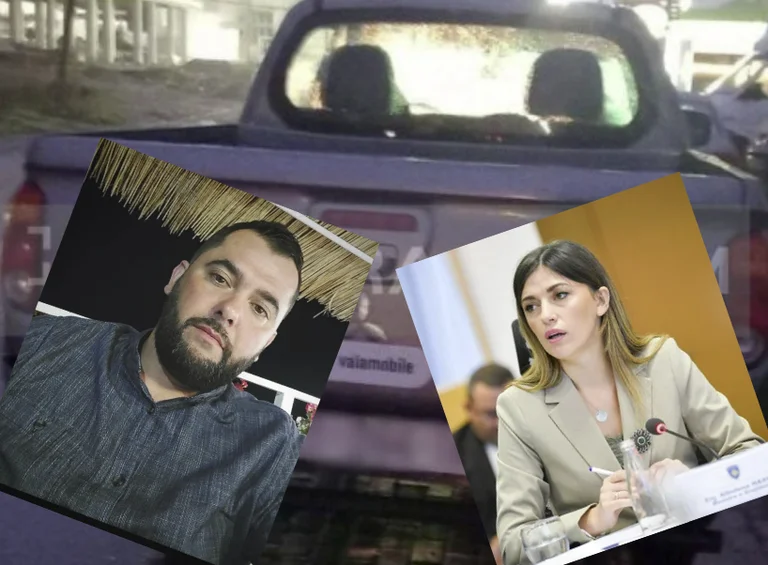 Vëllai i ministres Haxhiu shkakton aksident: Nuk e priti Policinë, iku nga vendi i ngjarjes