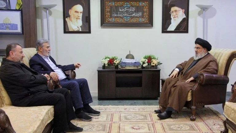Die Führer der Hisbollah, der Hamas und des islamischen Dschihad sprechen von dem Sieg über Israel