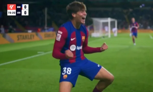 Was das Debüt der Träume, 17-jährige Guiu für Barcelona markiert, wenn es ins Spiel kommt
