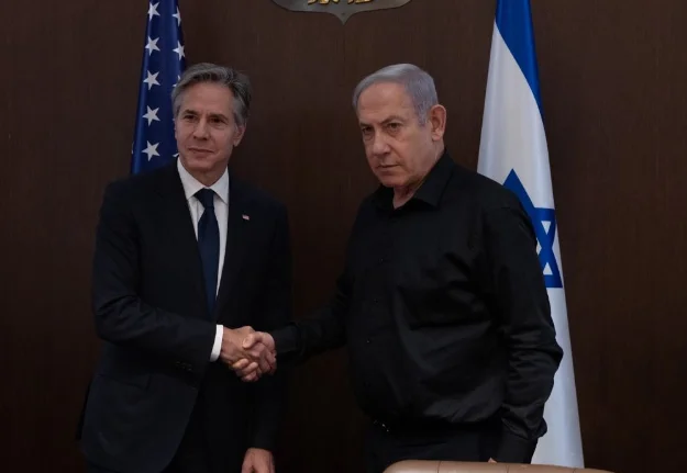Anillos de alarma de bomba, Blinken y Netanyah refugio en el búnker