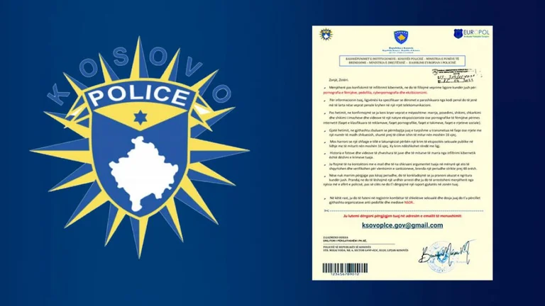 Polizeibericht: Achtung, dieses Polizeilogo-Dokument, die EUROPOL-Regierung ist falsch.