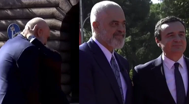 Mometet që si keni parë: Rama i ftohtë me Kurtin vetëm ia zgjatë dorën, kurse Abazoviqit i jep përqafim të ngrohtë