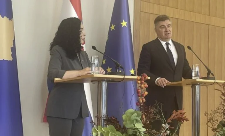 Osmani në konferencë me Milanoviq: Të ndëshkohet Serbia
