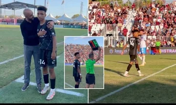 New American record, debuton Fußballspieler im Alter von 13 Jahren!