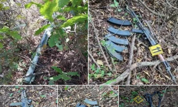 Policia sekuestron një tjetër arsenal armësh në Zveçan