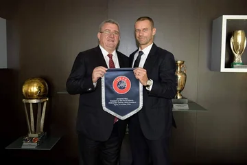 Armand Duka gewählt Z. Präsident der UEFA