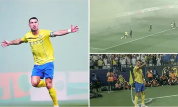 Das seltsame Ziel, das Ronaldo letzte Nacht markiert hat, konnte der Torhüter nichts sehen