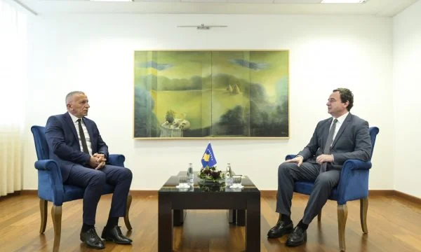 Kurti meets with Shaip Kamberi, talk about meeting in Brussels, recent developments in Presevo Valley