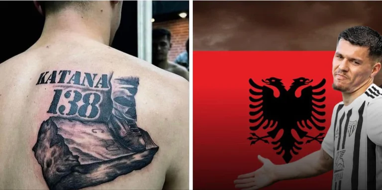 Il tatuaggio di Mirlind Daku “Katana” spinge i media serbi pazzi
