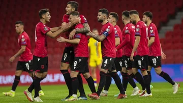 Albanien bereit zum Spiel gegen Polen, Formationen
