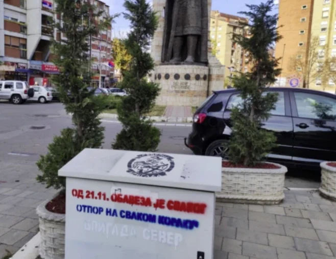 Activating terrorist organisation “North Brigade”, threats and graphs against Kosovo