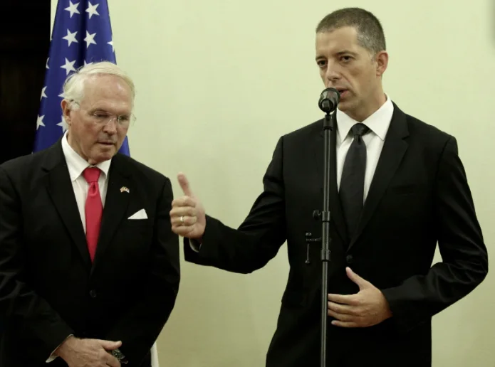 Hill at conference with Djuric says America's relations with Serbia are on boosting trend