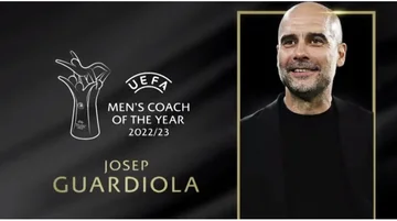 U n EFA Champions League: Pep Guardiola wird als Trainer des Jahres angekündigt