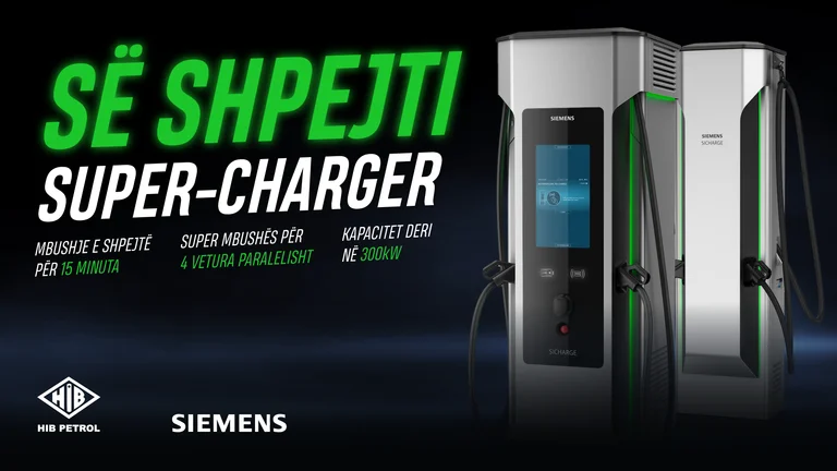 HIB Petrol sjell super mbushësit e shpejtë të makinave elektrike nga Siemens