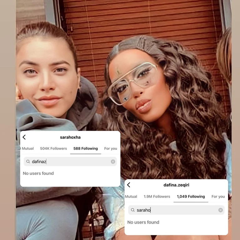 Dafina Zeqiri et Sara Hoxha ont parlé ensemble après le commentaire de Ledri