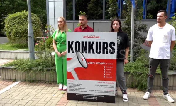 Los jóvenes del PDK anuncian la competencia de los nuevos traficantes de drogas.