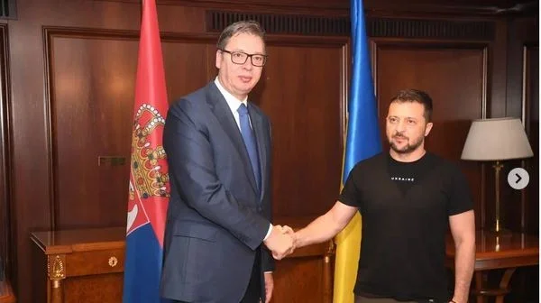 Vuciq nach dem Treffen mit Zelensky: Es war ein gutes Gespräch, und wir sprachen über Kosovo.