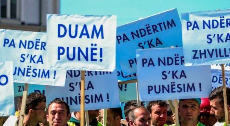 Augmentation du chômage sous le gouvernement de Kurti, A SC: Deux tiers de la population en âge de travailler