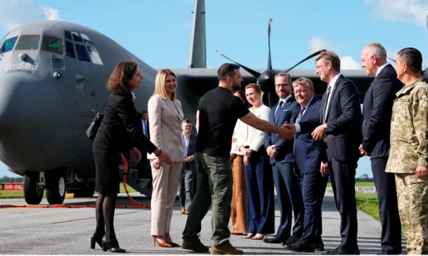 Dopo l'Olanda, Zelensky visita anche la Danimarca