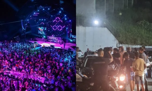 Images publiées à la suite du choc au discothèque où Abazoviqi (VIDEO)