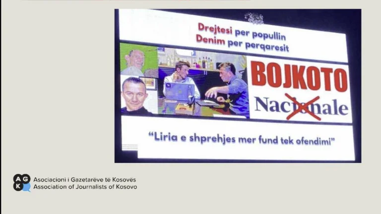 AGK verurteilt stark die lynching Kampagne gegen Nacional-Journalisten in Prizren