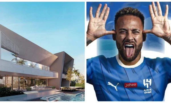 Plano privado, villas y personal, lujo de Neymar de Al-Hilal