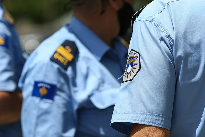 Heute Protest in der Kosovo Polizei, unglücklich mit Löhnen