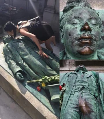 Women kiss her on the lips and shake her bitches: You won't believe why the Victor Noir's statue is the most famous in Paris