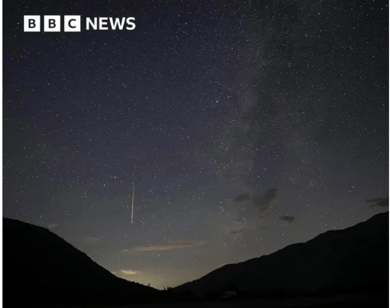 BBC Photo-Albumi/Bermial Rain “Perseid” erhellte den Himmel in Albanien und auf der ganzen Welt