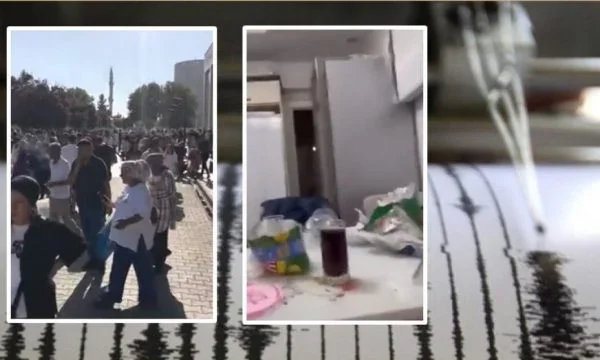 Panic to residents after earthquake in Turkey